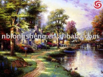 landscape oil painting for decoration