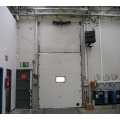 Puerta de elevación industrial del balanceo de arriba de la aleación de aluminio