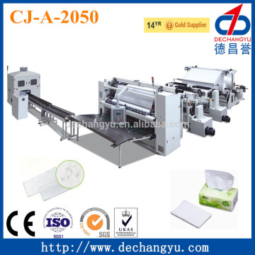 China manufacture auto facial tissue production line