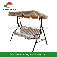Outdoor 3-seat garden swing chair