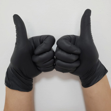Cheap Price Black Nitrile Gloves Disposable Powder Free Waterproof Food Processing Nitrile Gloves