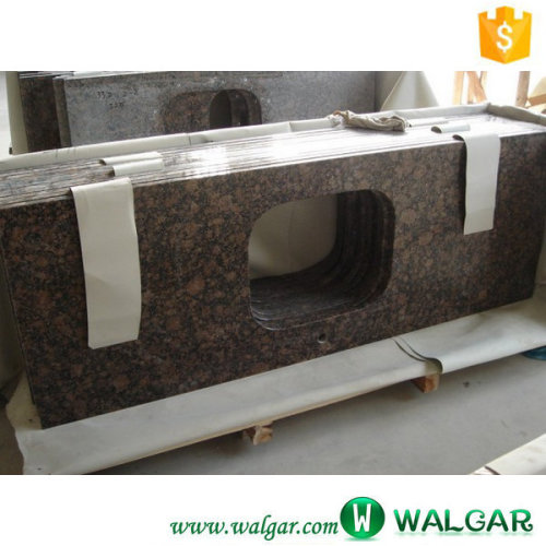 Baltic Brown Prefab Granite Kitchen Bathroom Countertop