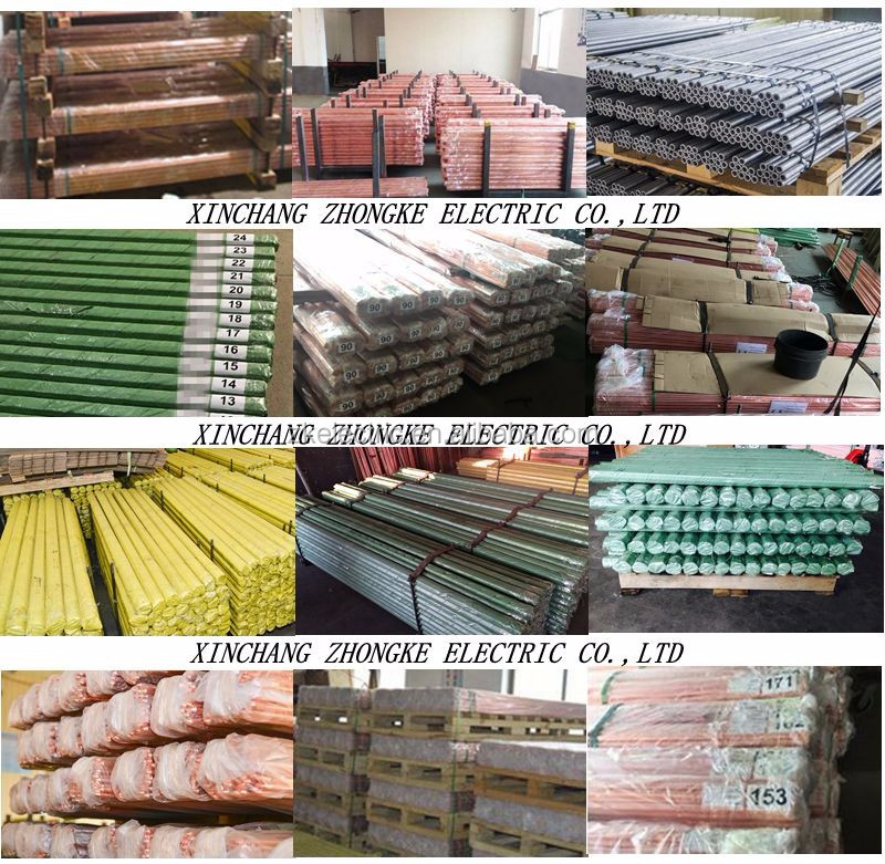 UL Listed copperweld price Ground Rod Galvanized Threaded Earth Rod Product