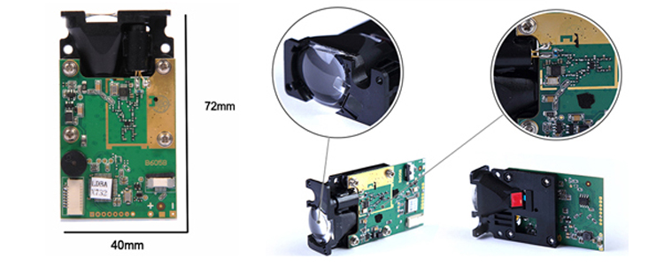 80m Laser Distance Sensor Accuracy Size