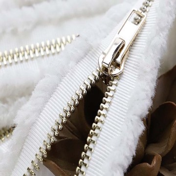 11 Inch open ended metal zipper for coat