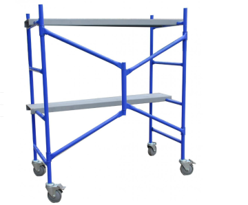Mobile Folding Scaffold Blue