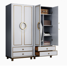 Modern Design 2 Door Wooden Wardrobe for High-Quality Bedroom Furniture