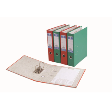 Customizable anti-static lever arch folder