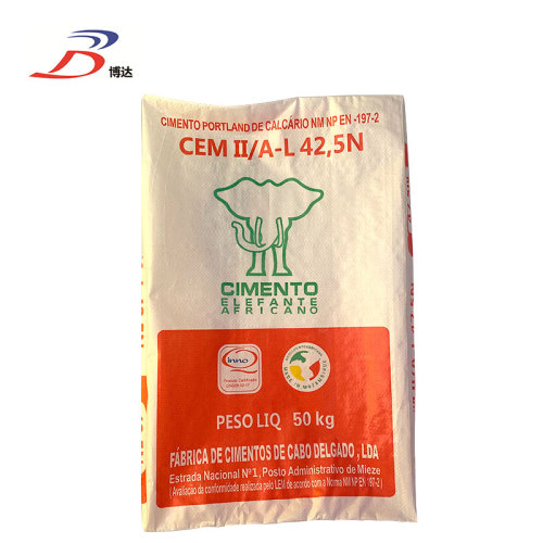 50kg mineral industrial block bottom pp woven bag