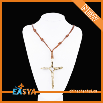 Cross Pendant Necklace Jewelry Design Beaded Chain Necklace