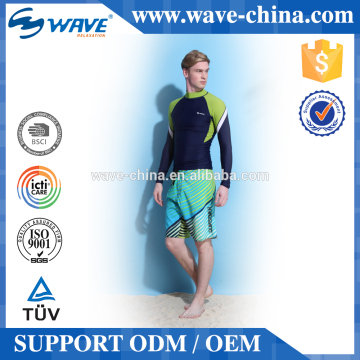 Mens Rashguard Sun Protection Clothing Surfing Rash Guard
