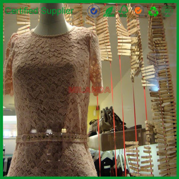 wood clip fashion shop decoration design