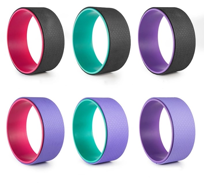 JW Low MOQ High Quality Foam Circle ABS Ring Wholesale Customized Yoga Pilates Wheel