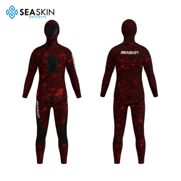 Seaskin 1.5 มม. ดำน้ำที่กำหนดเองว่ายน้ำ Spearfishing Wetsuit