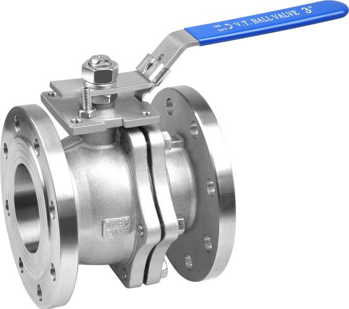 2pc flanged WCB 150lb yüzen bilyalı valf