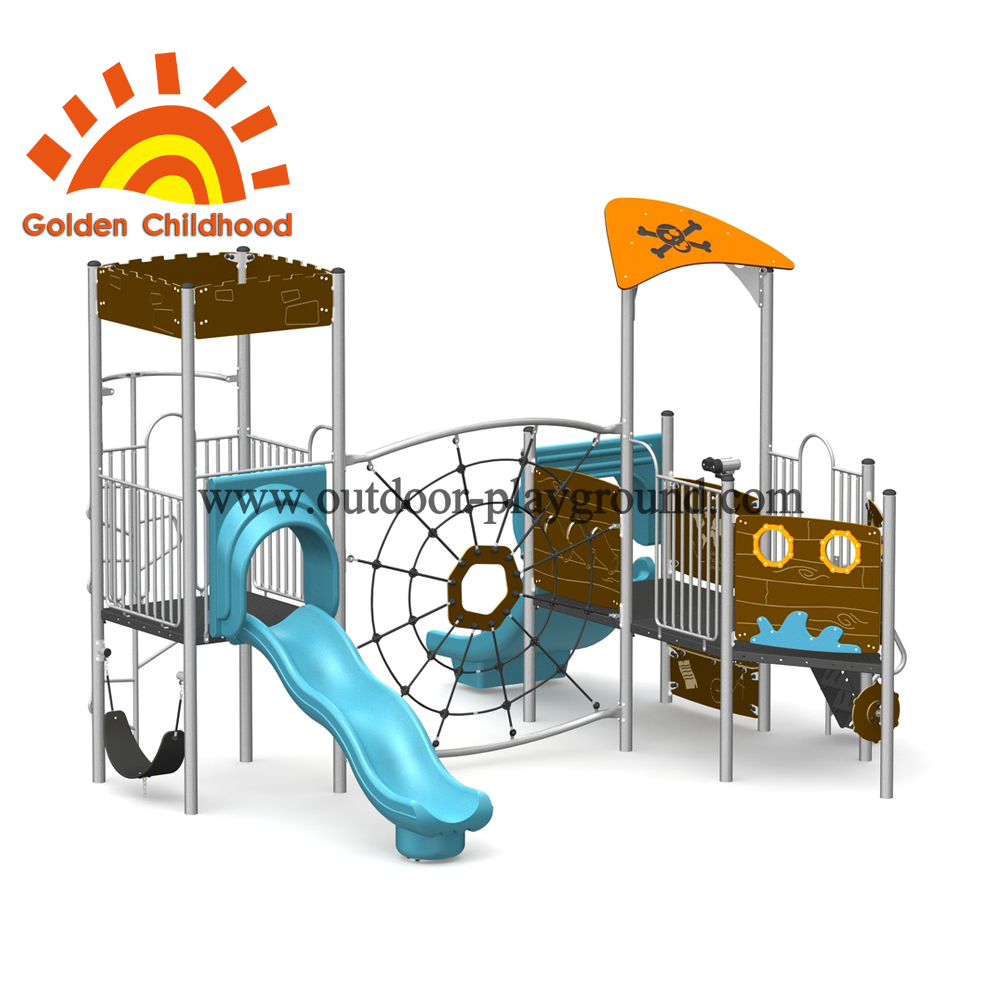 Outdoor Climbing Tower Equipment Blue