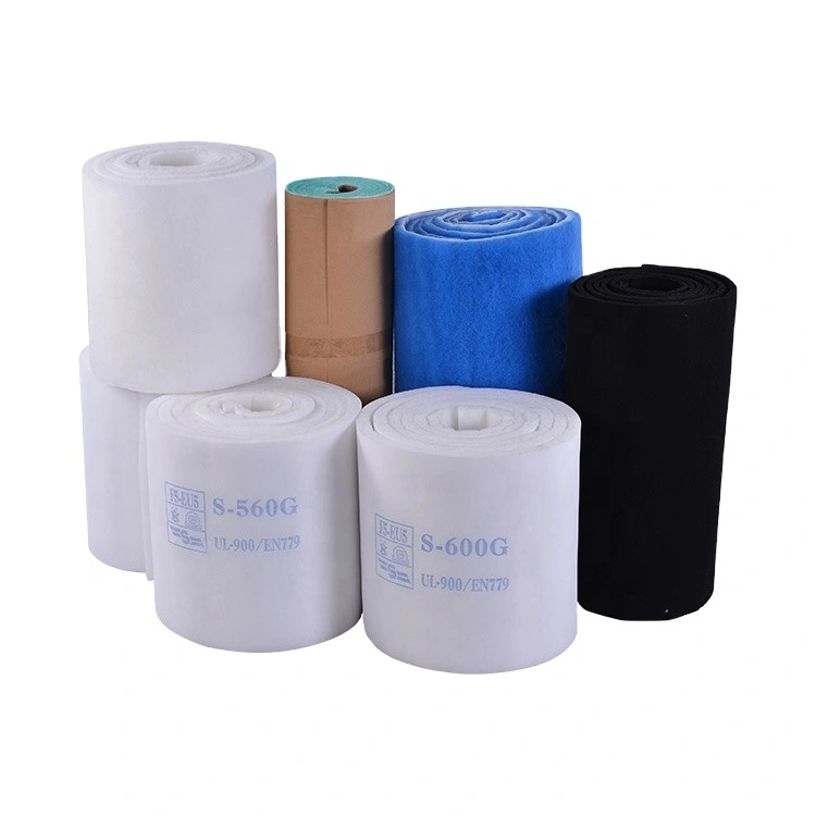 HVAC System White Blue/Yellow/Green Air Inlet Filter Roll