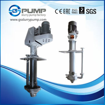 Vertical slurry pumps with long shaft lengh to suck coal cinder