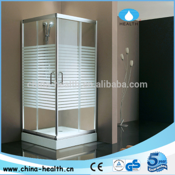 rolle for shower cabin in square shape