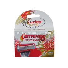 six baldes /shaving razor blade / color box/ good quality