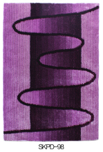 Silk Shaggy with Loop Design Rug