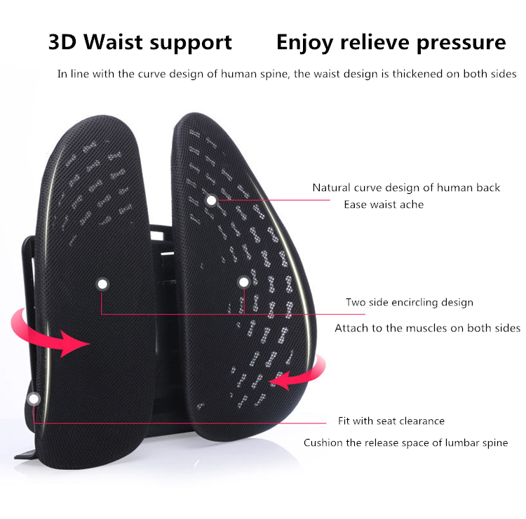 Car seat cushion double back cushion backrest protect the waist summer breathable office use driving