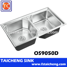 900x500mm Double Bowl Deep Basin Sink