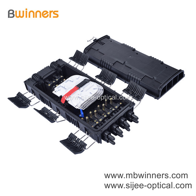 6 In Port 8 Out Port Fibre Optical Splice Box 96 Cores