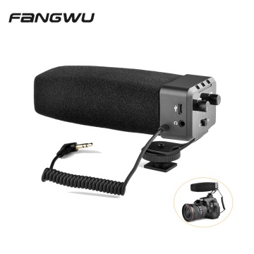 External Digital Microphone Camera with Video Microphone for IP Recording, YouTube, and PC