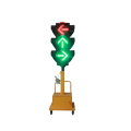 300mm 400mm Solar Mobile Portable Traffic Light For Emergency