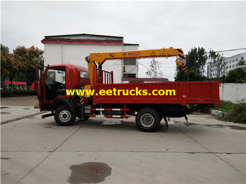 DongFeng 5 ton ton Boom cranes