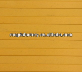 wide ribbed rubber sheet