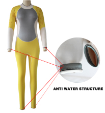 antiwater structure 3mm neoprene women kiteboarding wetsuit