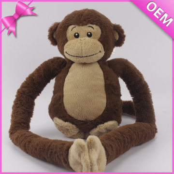 10cm Sitting Skinny Wholesale Stuffed Monkey Toys, Stuffed Monkey, Long Arms and Legs Monkey Plush Toy