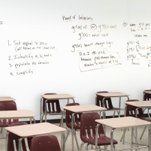 Giant White Board Full Wall Sticker For Nursery