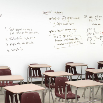 Giant White Board Full Wall Sticker For Nursery