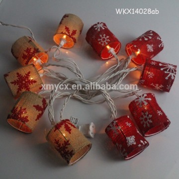 Holiday lighting string falling snow light for christmas decoration