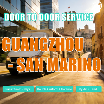 Guangzhou to San Marino Door to Door Shipping