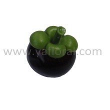 Hot sale decorative artificial fruit real touch Mangosteen for decoration