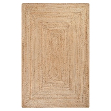 Handmade natural fiber braided jute floor rugs