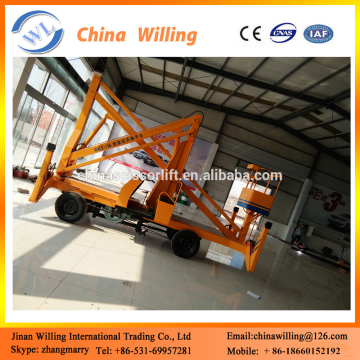 Automatic telescopic arm lift hydraulic boom lift