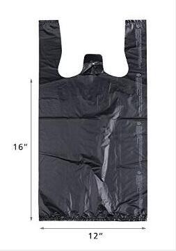 HDPE Carrier Bag with Gusset (5+12 X 16 inch X 0.014 mm)