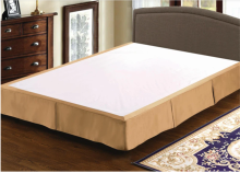 Hotel Flame Retardant Imitation Linen Bed Skirt