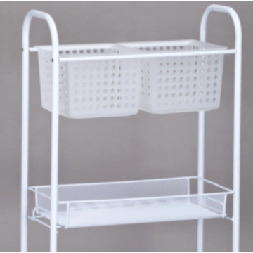 Bathroom storage trolley with space utilization