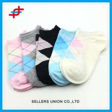 Girls Knitted Sports Socks Colorful Pattern For Bulk