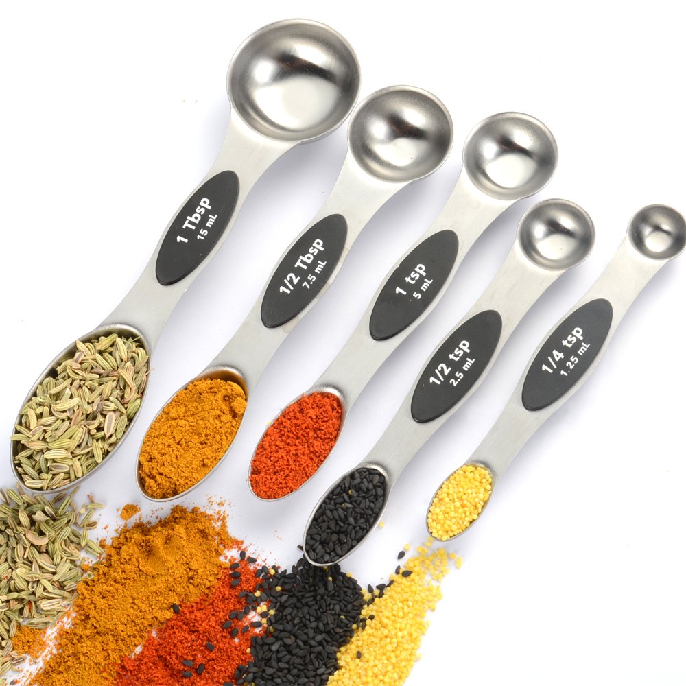 Magnetic stainless steel Measuring Spoons Set