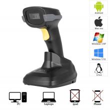 handheld wireless barcod scanner 1d 2d bar code reader barcode scanner one button pai