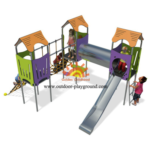 Peralatan Kids Playground Slides Outdoor Untuk Anak