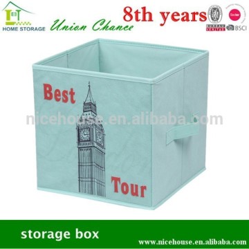 cubic decorative storage boxes with handle