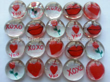 Handpainted Glass Gems